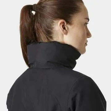 Helly Hansen Women's Welsey II Trench Insulated Waterproof Breathable Jacket, 990 Black, Small