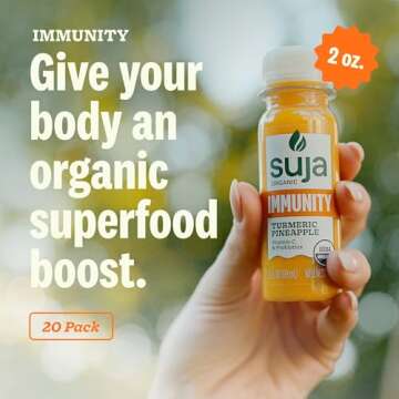 Suja Organic Immunity Defense Shot Pack (20) - Immune Boost & Support