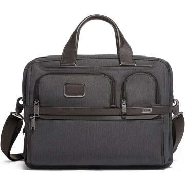 TUMI Alpha 3 Laptop Brief: Expandable Organizer