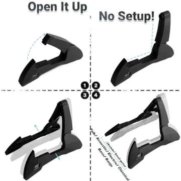 Onmiwod Portable Guitar Stand for Musicians and Performers