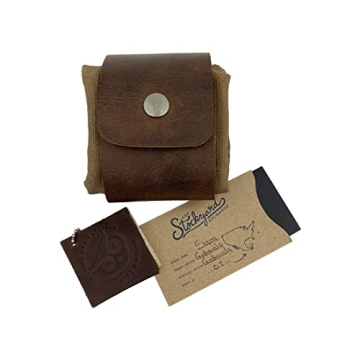 Handmade Fatigue Waxed Canvas Foraging Pouch for Adventures