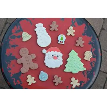 R&M Christmas Double-Sided Cookie Stamper Set - Fun Baking