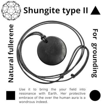 Karelia Shungite Pendant - Authentic Chakra Balancer