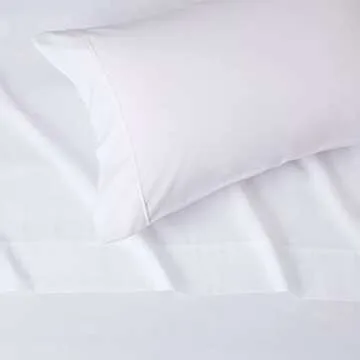 Soft Bright White Microfiber Sheet Set for Comfort