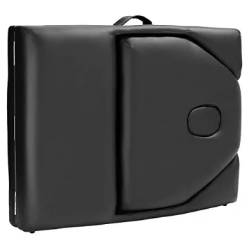 Saloniture Professional Portable Massage Table with Backrest