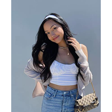 MLMOMVME 6 Cotton Stretch Headbands for Women