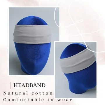 MLMOMVME 6 Cotton Stretch Headbands for Women