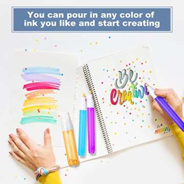 Sherr’s 16 Refillable Acrylic Paint Markers in Various Sizes