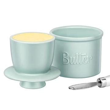 Butter Crock with Spreader for Fresh, Spreadable Butter
