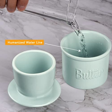 Butter Crock with Spreader for Fresh, Spreadable Butter