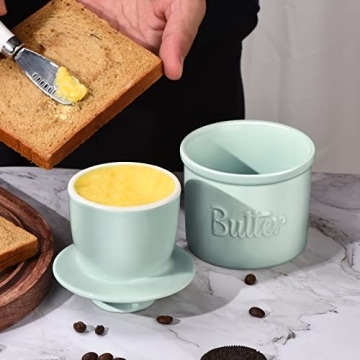 Butter Crock with Spreader for Fresh, Spreadable Butter