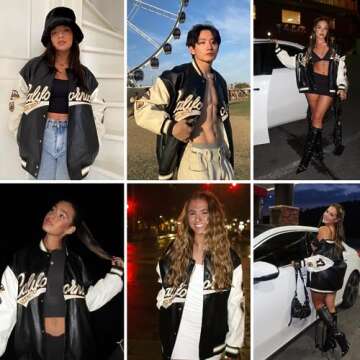 Aelfric Eden Letter Embroidered Racing Jacket Vintage Graphic Baseball Jacket Unisex Coats Streetwear