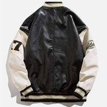 Aelfric Eden Letter Embroidered Racing Jacket Vintage Graphic Baseball Jacket Unisex Coats Streetwear