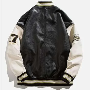 Aelfric Eden Letter Embroidered Racing Jacket Vintage Graphic Baseball Jacket Unisex Coats Streetwear