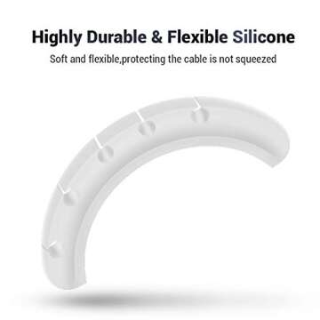 Canisto Cable Organizer Clips for Home and Office Efficiency