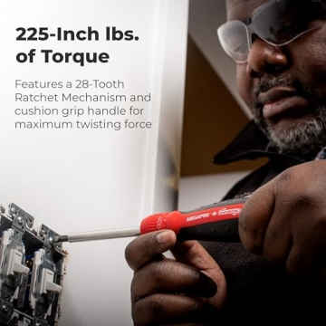 13-in-1 Ratcheting Screwdriver with Ergonomic Grip