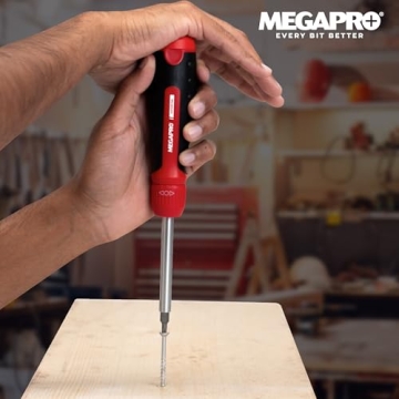 13-in-1 Ratcheting Screwdriver with Ergonomic Grip