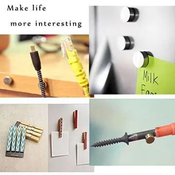 FINDMAG 150 Pcs Fridge Magnets, Multi-Use Refrigerator Magnets, Magnets for Whiteboard, Strong Neodymium Magnet, Small Magnets, Round Magnets, Mini Magnets, Office Magnets, DIY Magnets