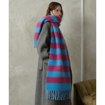 MININAI Oversized Warm Chunky Scarf for Winter Style