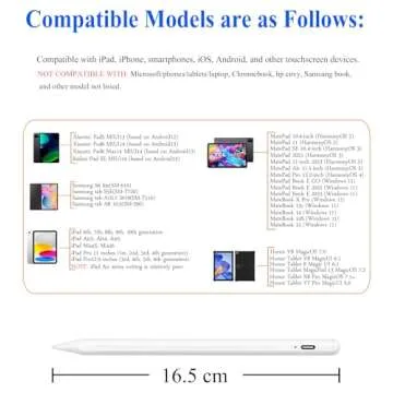 Luntak Active Stylus Pen for iPad & Touch Screens - Precision Drawing