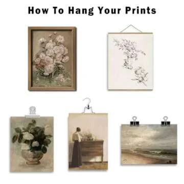 ANERZA Vintage Wall Art Decor, Set of 16 for Home Charm