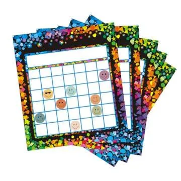 ANSTROUT 6000 Pieces Boho Happy Smile Face Stickers for School Reward Behavior Chart,3/8 Inch in Diameter Round Bohemian Style Reward Labels 10 Styles Happy Face Stickers for Teachers (50 Sheets)