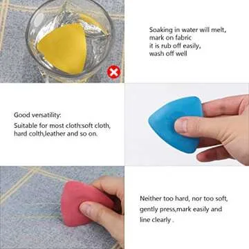 Tailors Chalk Seam Ripper Sewing Quilting Clips Kit,Professional Sewing Tool Kit Includes Sewing Fabric Markers Tools, Seam Ripper and Thread Remover Kit,Quilting Clips and Sewing Fabric Clips