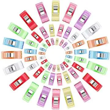 Tailors Chalk Seam Ripper Sewing Quilting Clips Kit,Professional Sewing Tool Kit Includes Sewing Fabric Markers Tools, Seam Ripper and Thread Remover Kit,Quilting Clips and Sewing Fabric Clips