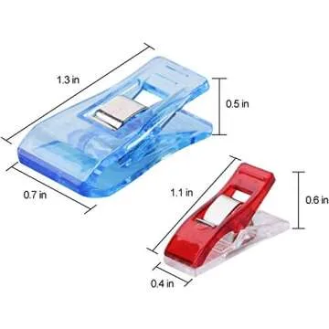 Tailors Chalk Seam Ripper Sewing Quilting Clips Kit,Professional Sewing Tool Kit Includes Sewing Fabric Markers Tools, Seam Ripper and Thread Remover Kit,Quilting Clips and Sewing Fabric Clips