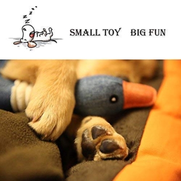 Vitscan Goose Dog Toy for Small Breed Chewers