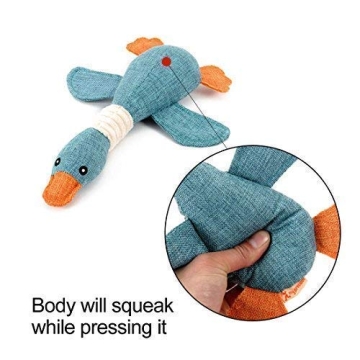 Vitscan Goose Dog Toy for Small Breed Chewers