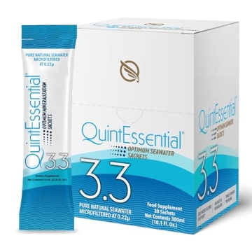 Quintessential 3.3 Hypertonic Sea Water Hydration Sachets