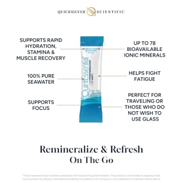 Quintessential 3.3 Hypertonic Sea Water Hydration Sachets