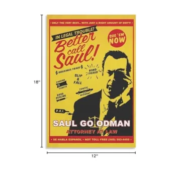 Explore the FUWE Better Call Saul Vintage Poster