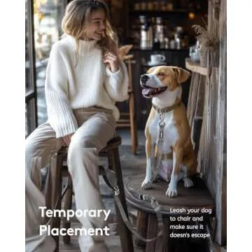 MIDOG Hands Free Dog Leash - Adjustable Length Waist Leash for Dog Walking,Multifunctional Runing Leash with Ziiper Pouch for Large Dogs,Grey,4FT-7FT