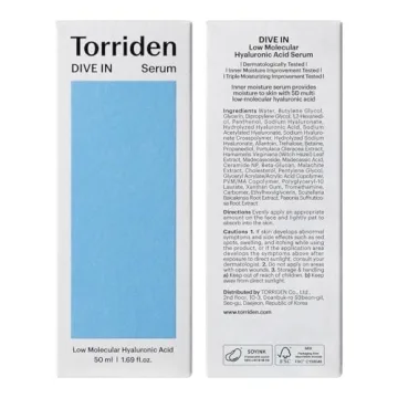 Torriden DIVE IN Hyaluronic Acid Serum 50ml for Glowing Skin