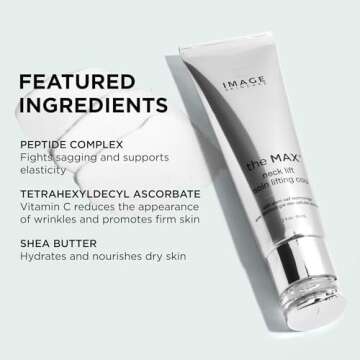 IMAGE Skincare, the MAX Neck Lift, Firming Cream to Uplift the Appearance of Sagging Skin, Improve Appearance of Fine Lines, 2 fl oz