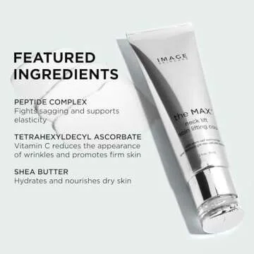 IMAGE Skincare, the MAX Neck Lift, Firming Cream to Uplift the Appearance of Sagging Skin, Improve Appearance of Fine Lines, 2 fl oz