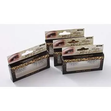 Miss Lash 100% Handmade Tapered 3D Volume Lashes M317 - 4 Pairs
