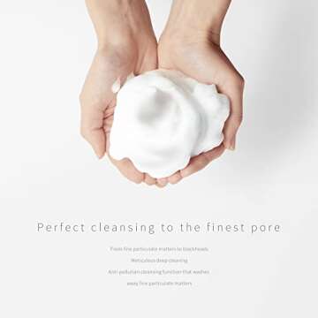 LAGOM Cellup Micro Deep Cleansing Foam, A hydrating facial cleanser with Aqualicia that gently remov...