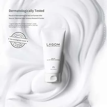 LAGOM Cellup Micro Deep Cleansing Foam, A hydrating facial cleanser with Aqualicia that gently removes makeup, impurities, whipped-cream-like micro-bubble All skin types 4.05 Fl Oz