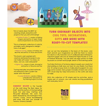 Cut & Color Crafts for Kids with 35 Fun Recycled Activities