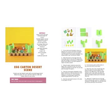 Cut & Color Crafts for Kids with 35 Fun Recycled Activities