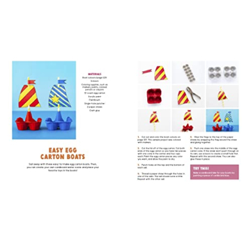 Cut & Color Crafts for Kids with 35 Fun Recycled Activities