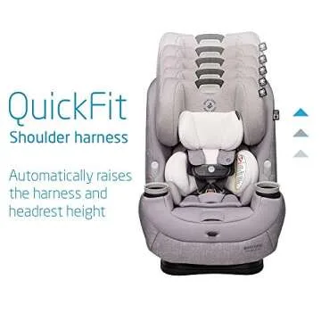 Maxi-Cosi Pria Max 3-in-1 Convertible Car Seat, Nomad Grey