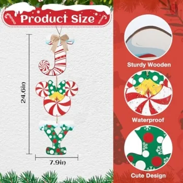 Buy Christmas Joy Door Sign Wooden Home Decoration