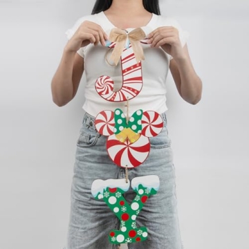 Buy Christmas Joy Door Sign Wooden Home Decoration