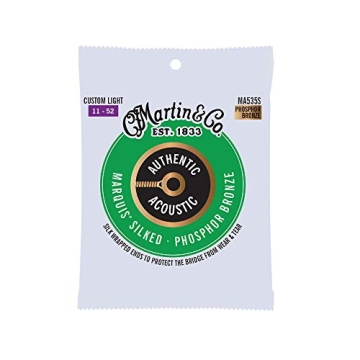 Martin Authentic Acoustic Guitar Strings - Marquis Silked for Pro Sound
