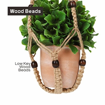 mivofo Macrame Plant Hanger 23" - Chic Indoor/Outdoor Holder