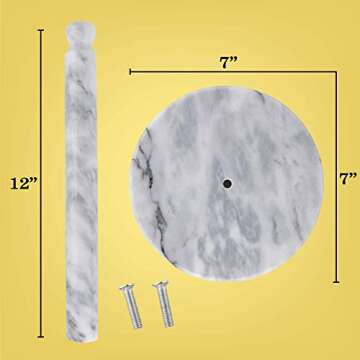 Stylish Homeries Marble Paper Towel Holder for Modern Kitchens